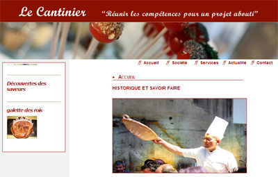 Visitez le site du Cantinier